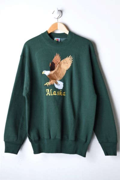 90s Vintage Alaska Crewneck Sweatshirt. Made in the USA 