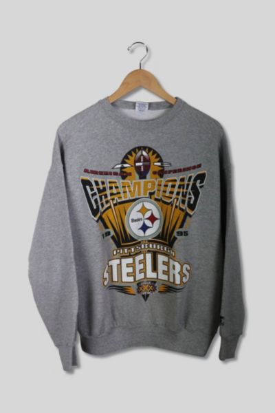 Vintage Color Block Pittsburgh Steelers Sweatshirt (1995