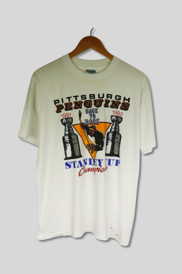 Vintage NHL Pittsburgh Penguins Stanley Cup Champions T Shirt