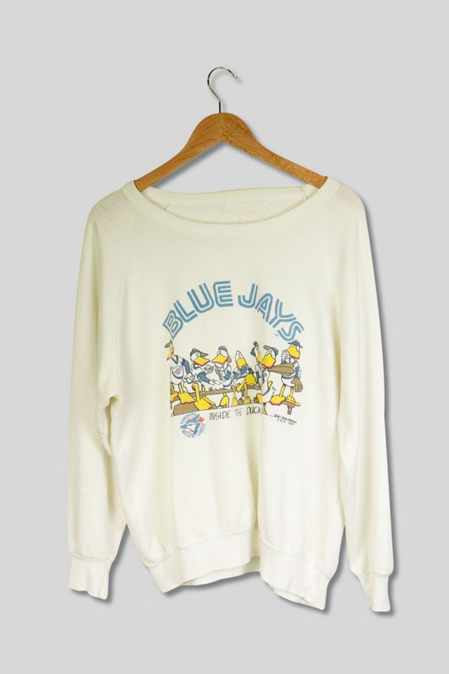 Vintage MLB Toronto Blue Jays Ducktales Crew Neck Sweatshirt Urban