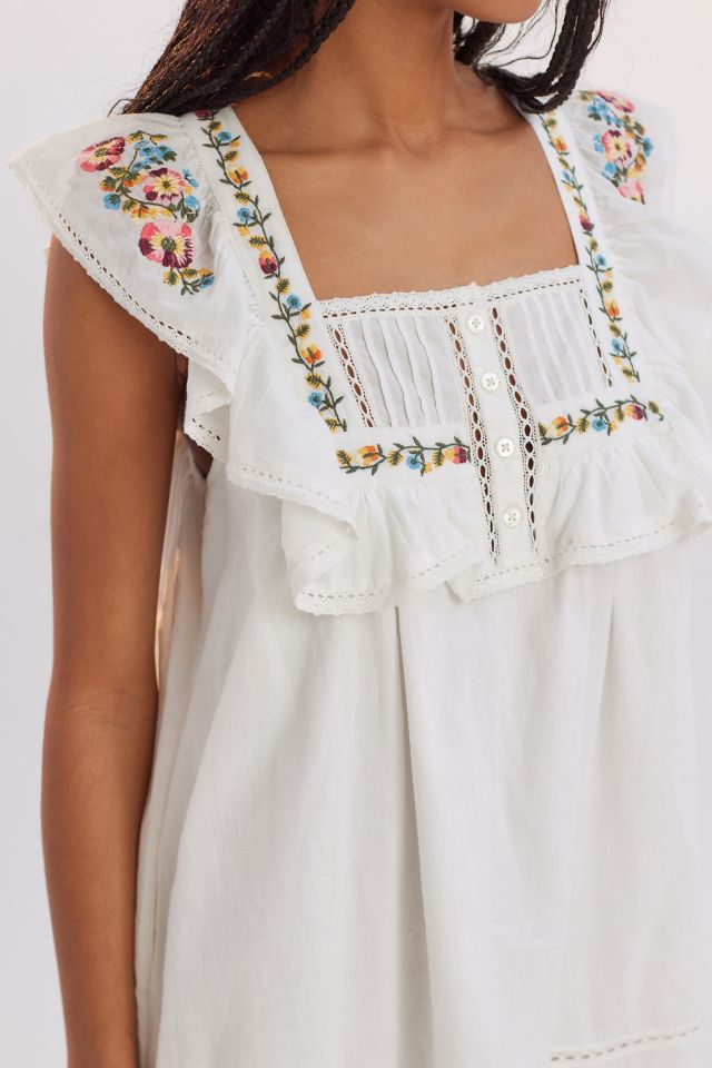 Urban outfitters outlet embroidered dress