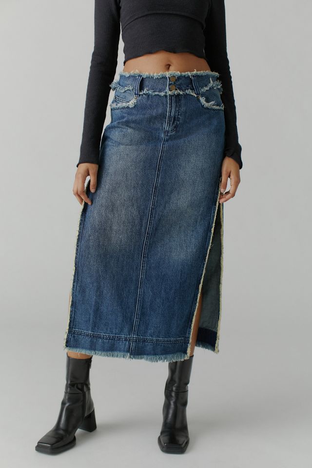 BDG Holly Denim Midi Skirt #3