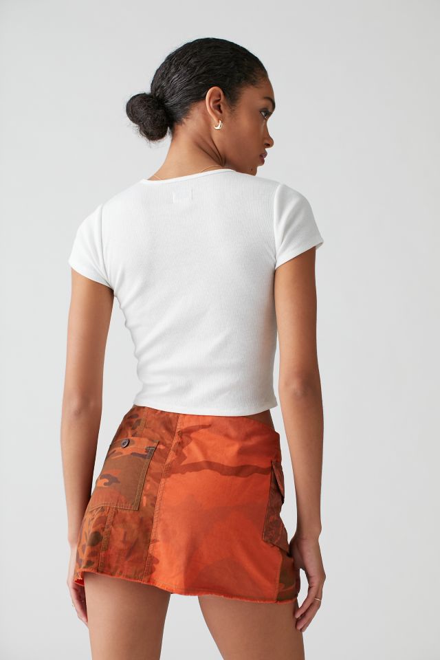 UO Scarlet Camo Mini Skirt #2