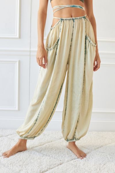Out From Under Hollis Strappy-waist Pant In Blue