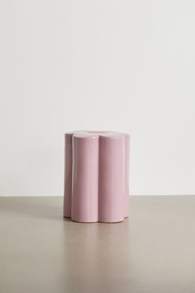Daisy Indoor/Outdoor Ceramic Side Table #1