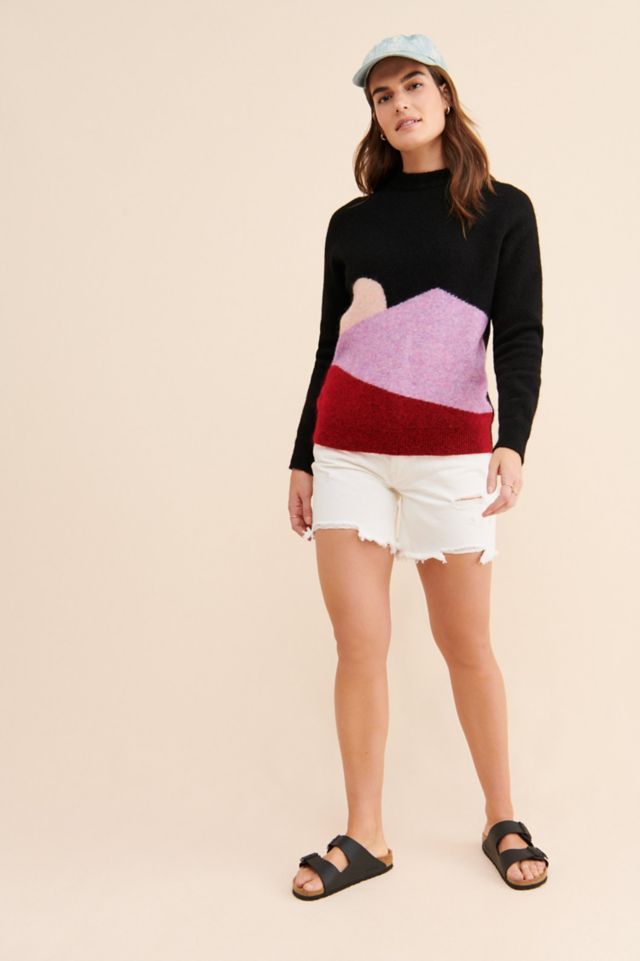 VEDA Sunset Mock Neck Sweater #1