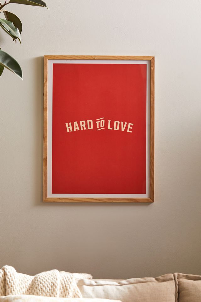 The Whiskey Ginger Hard To Love Art Print | Urban Outfitters