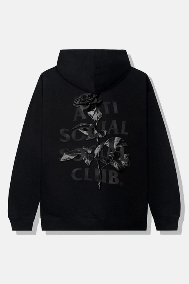 Anti social social club hoodie roses sale