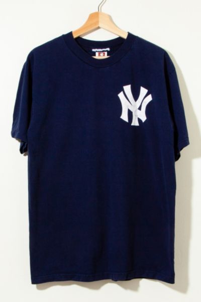 Vintage 90s Navy Blue Oversized New York Yankees Tee – Total