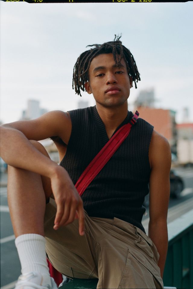 Standard Cloth Franc Fitted Sweater Vest Urban Outfitters