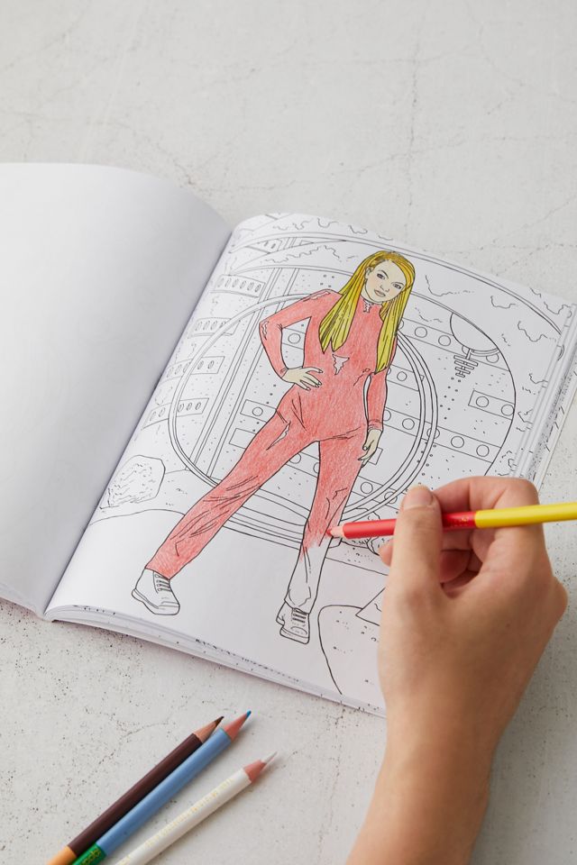 The Official Britney Spears Coloring Book By Ulysses Press #1