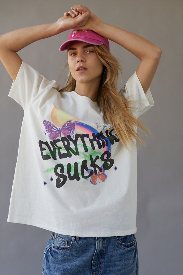 UO Everything Sucks Oversized Tee | Urban Outfitters