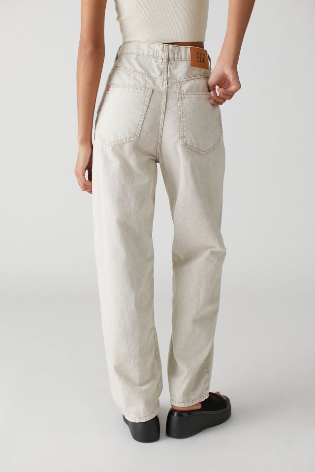 BDG Dropped Straight Jean — White Denim #2