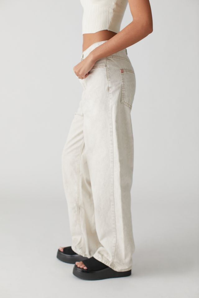 BDG Dropped Straight Jean — White Denim #3