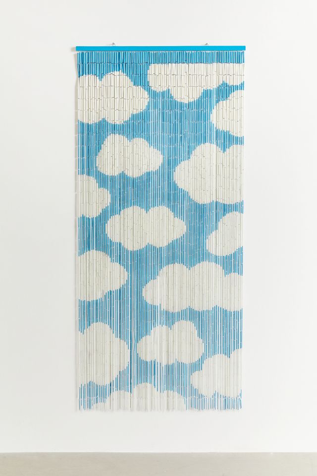 Cloud Bamboo Beaded Curtain #1