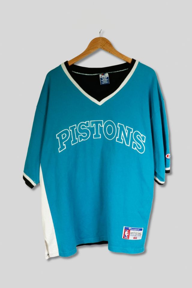 Detroit pistons hot sale warm up shirt