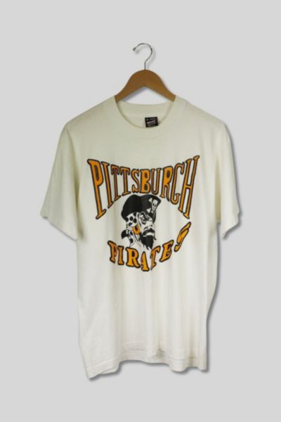 MLB Pittsburgh Pirates Shirt Tank Top Pinstripe Grafton White Wash Baseball