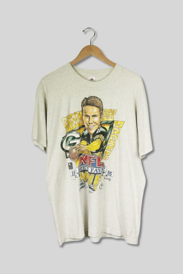 barrer Objetado preocupación Vintage NFL 1995 Green Bay Packers Brett Favre MVP T Shirt | Urban  Outfitters
