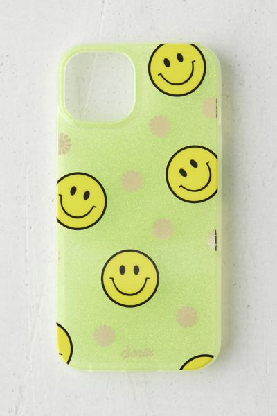 Sonix Neon Happy Face iPhone Case | Urban Outfitters