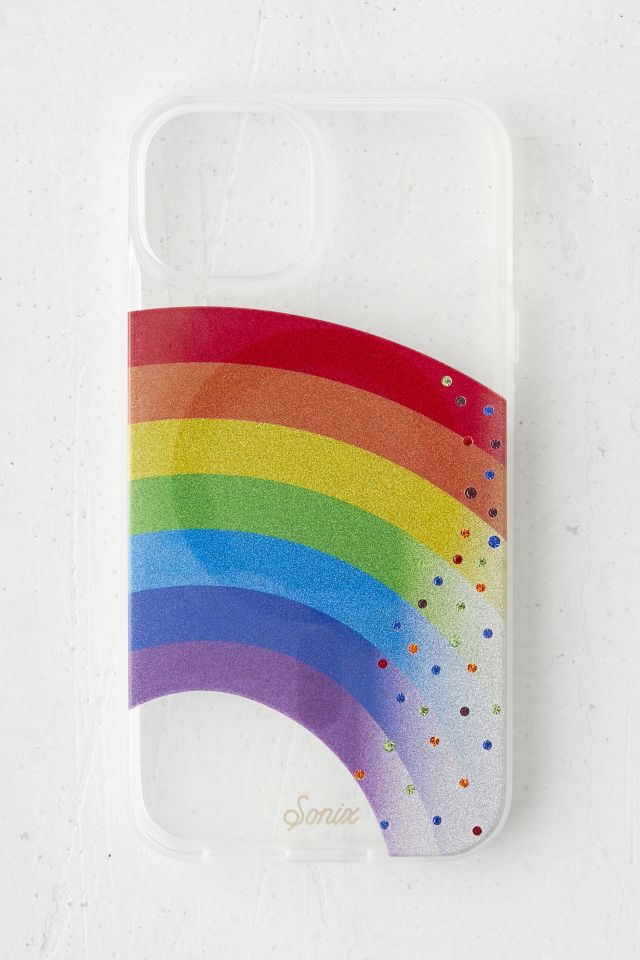Étui iPhone Arc-en-ciel Strass #1