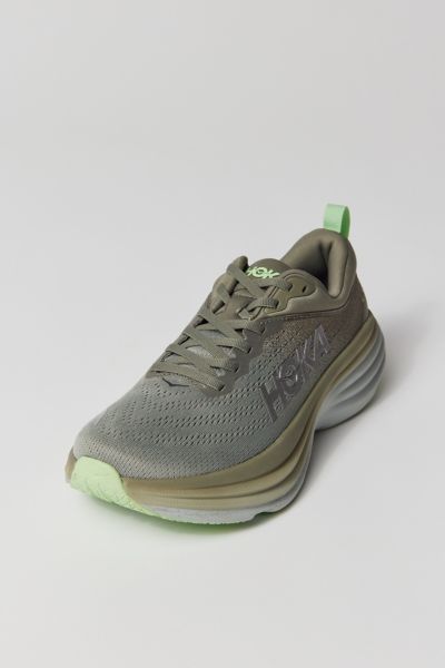 Hoka One One Bondi 8 Women's Sneaker In Olive Haze/mercury, Women's At Urban Outfitters