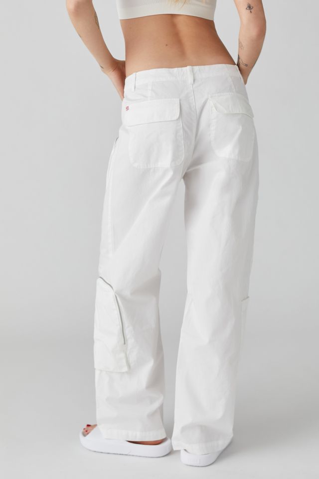 H&M White Canvas Cargo Pants Multipocket Trousers, Women's Fashion,  Bottoms, Other Bottoms on Carousell