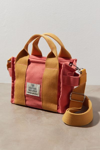 Bdg Serena Solid Mini Tote Bag In Orange