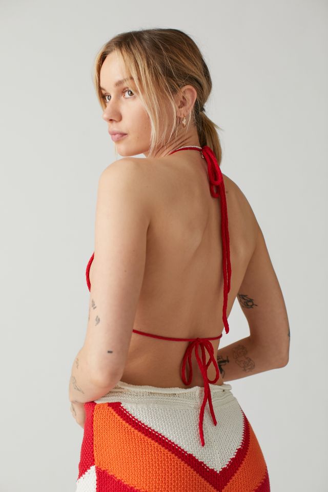 Fiorucci Desert Crochet Bikini Top #2