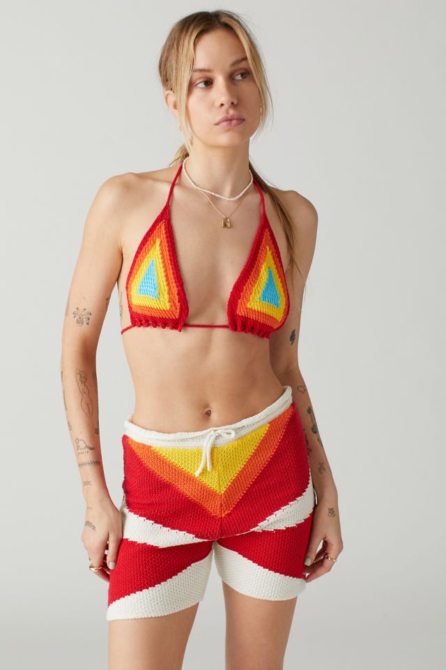 Fiorucci Desert Crochet Bikini Top #3