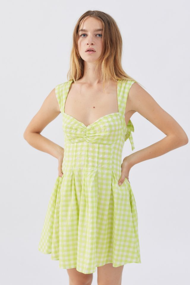 For Love & Lemons August Gingham Mini Dress #4