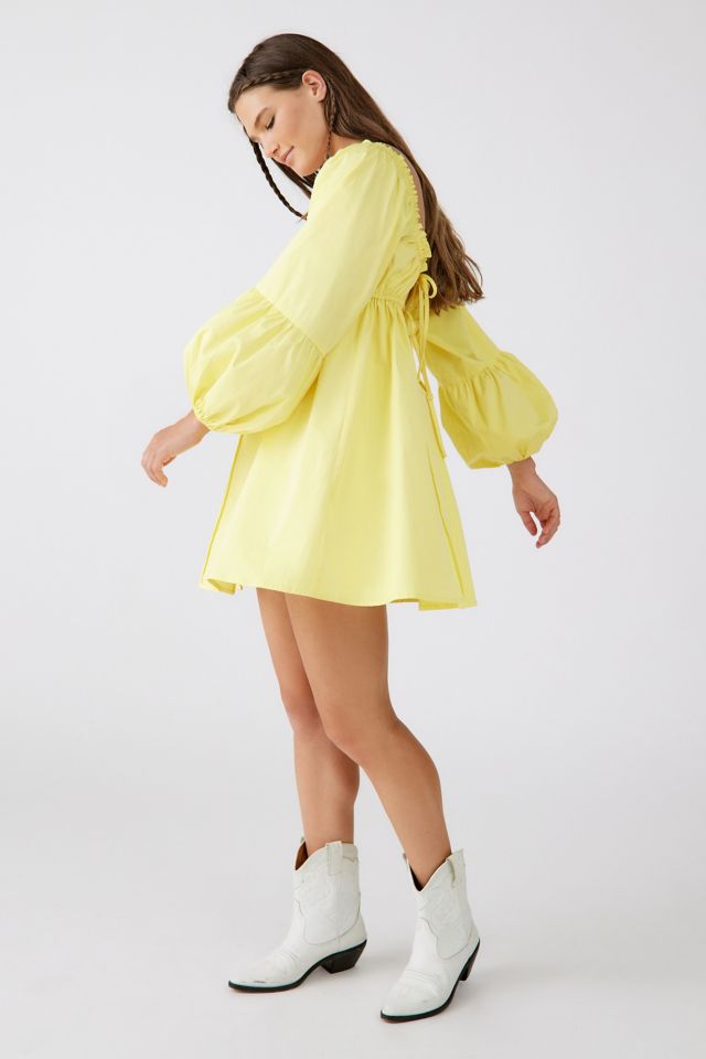 For Love & Lemons Siera Puff Sleeve Mini Dress #2