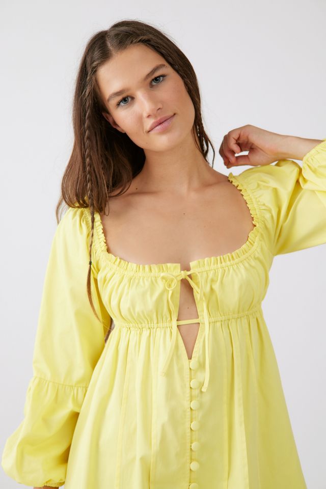 For Love & Lemons Siera Puff Sleeve Mini Dress #3