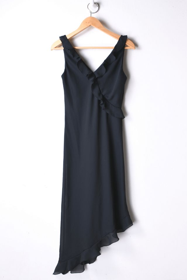 Vintage Y2K Black Ruffled Dress | Urban Outfitters