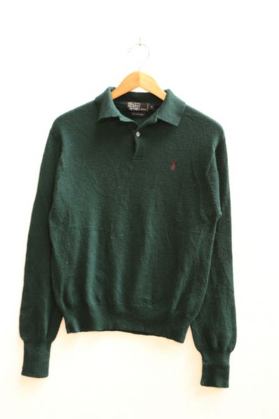 Vintage Polo Ralph Lauren Lambswool Sweater Polo | Urban Outfitters