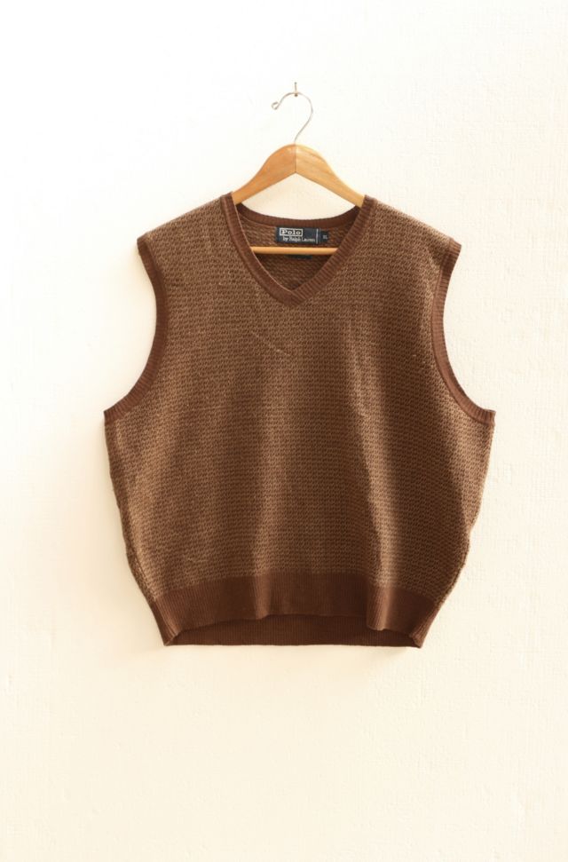 Vintage Polo Ralph Lauren Lambswool V Neck Sweater Vest | Urban Outfitters