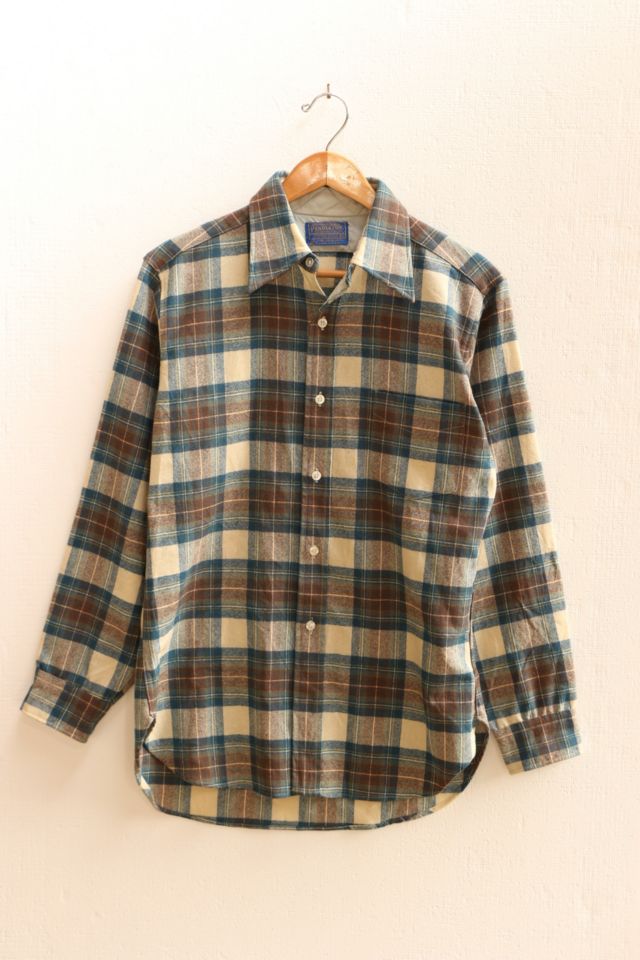 Vintage Pendleton Wool Plaid Shirt Made in USA | Urban Outfitters