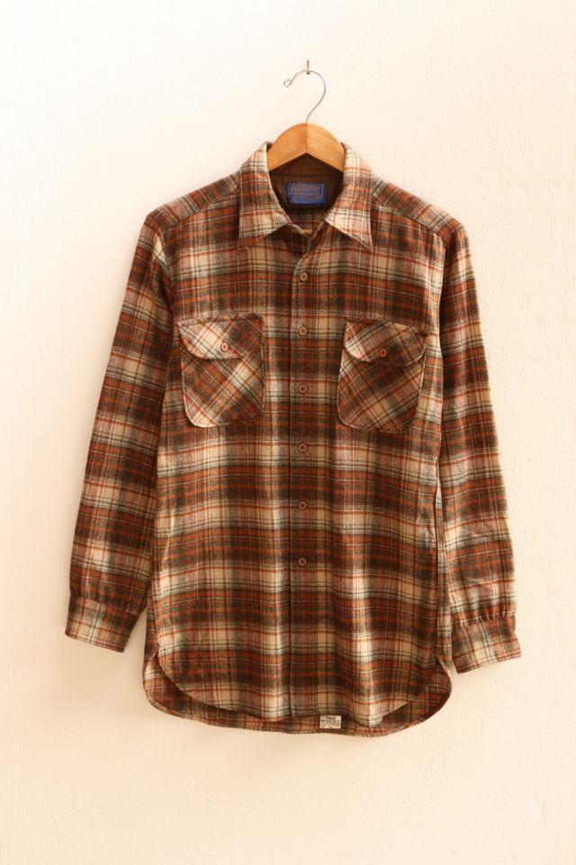 Vintage Pendleton Plaid Wool Shirt Made in USA | Urban Outfitters