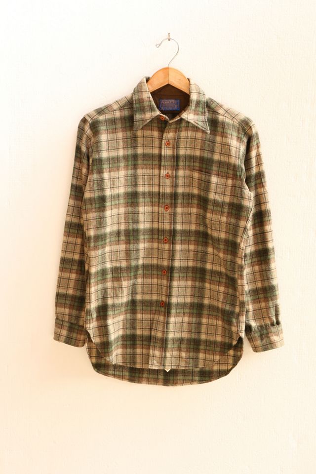 Vintage Pendleton Made in USA Plaid Wool Shirt | Urban Vintage Pendleton Made in USA Plaid Wool Shirt | Urban