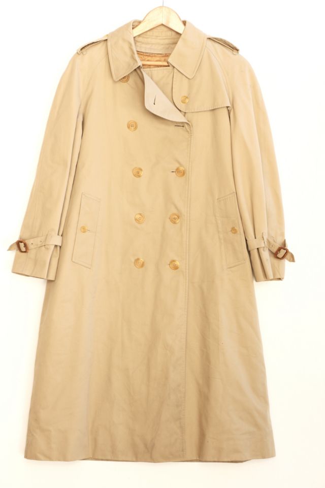 Vintage Burberry Trench Coat with Plaid Liner Made in USA | Urban Outfitters