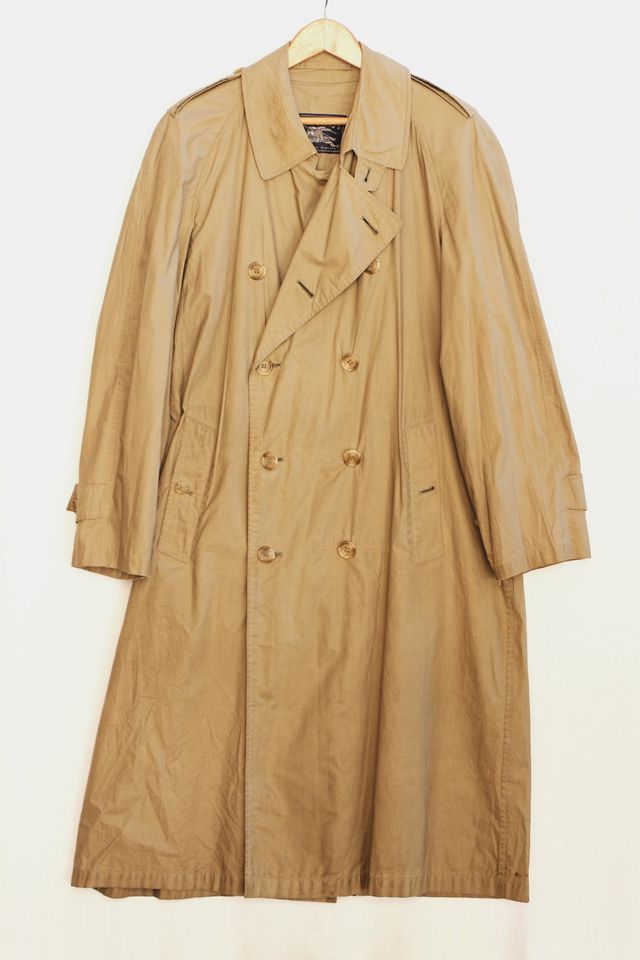 Vintage Burberry Cotton Trench Coat Made in England | Urban Outfitters