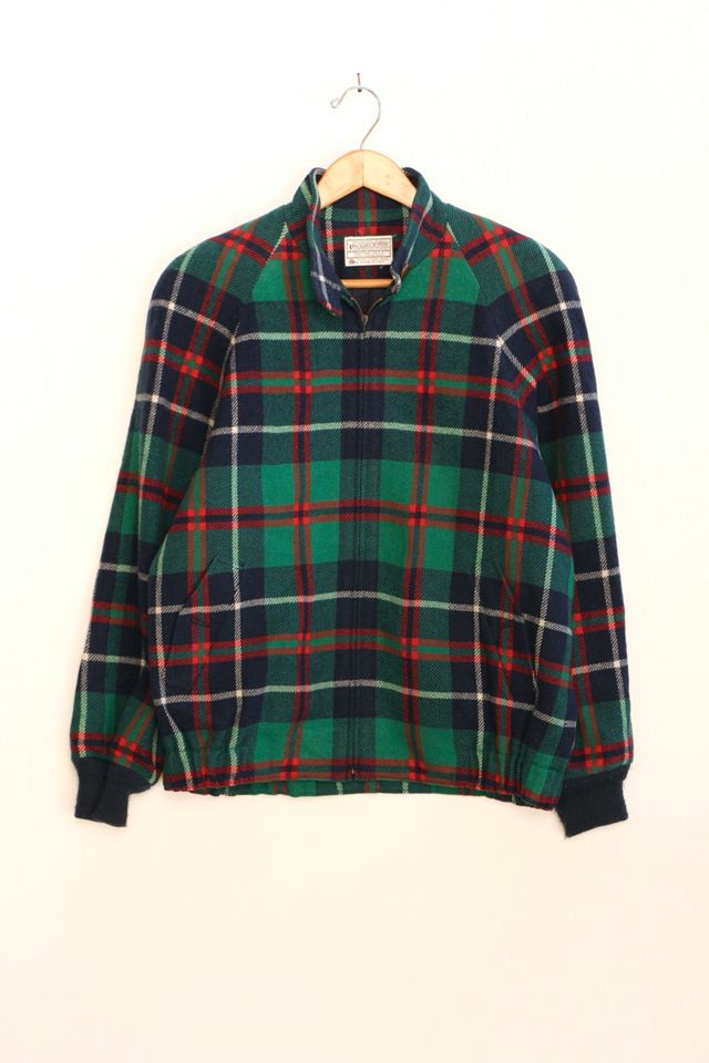 Vintage Pendleton Wool Plaid Harrington Jacket Made in USA | Urban 