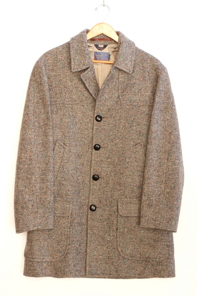 Vintage Pendleton Speckled Wool Coat Made in USA | Urban Vintage Pendleton Speckled Wool Coat Made in USA | Urban