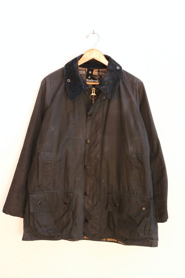 Vintage Barbour Beaufort Waxed Canvas Field Jacket Made in England ...