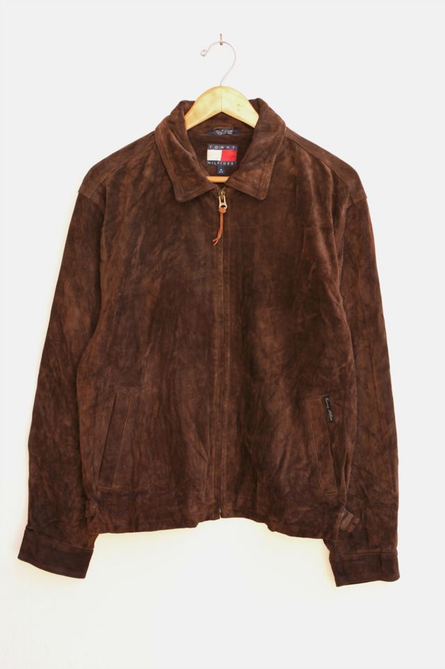 Oxide Vroeg Ademen Vintage Tommy Hilfiger Suede Jacket | Urban Outfitters