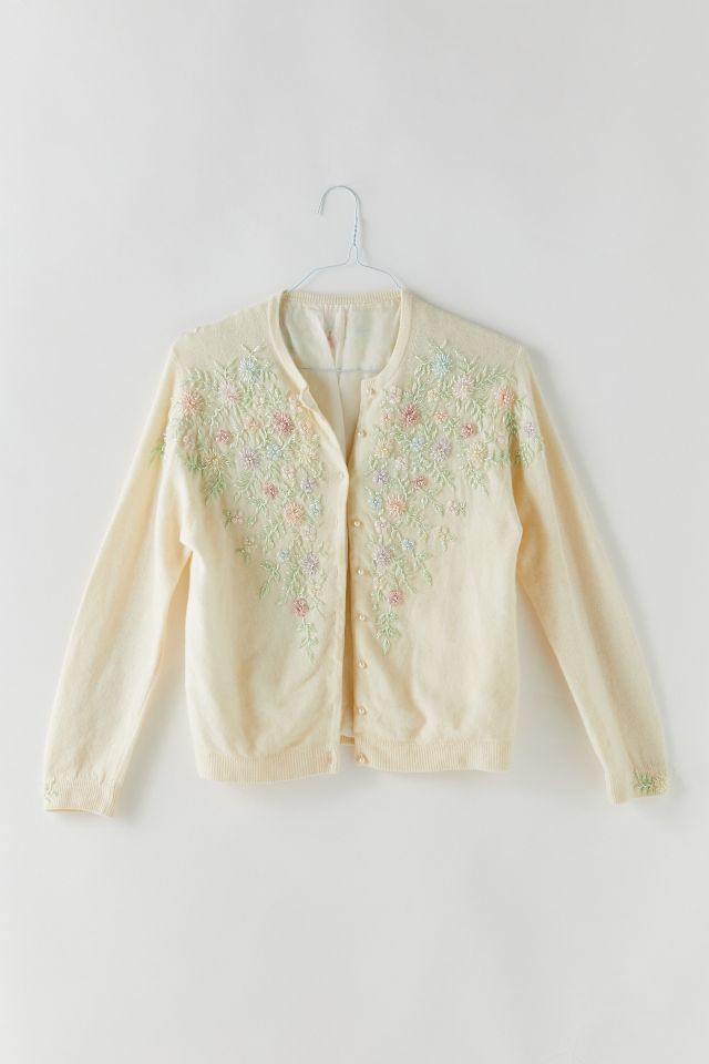 Vintage discount floral cardigan