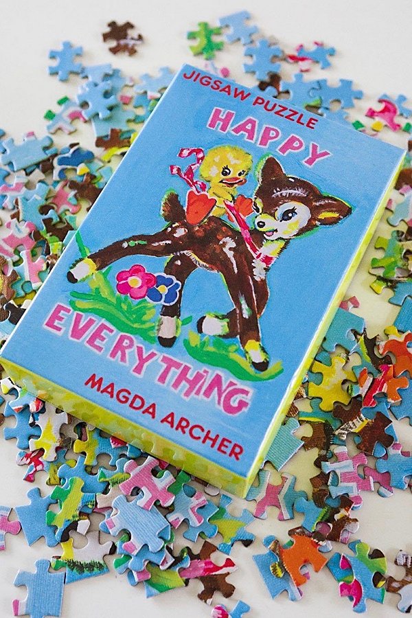 Third Drawer Down Happy Everything Jigsaw Puzzle X Magda Archer In Blue At Urban Outfitters