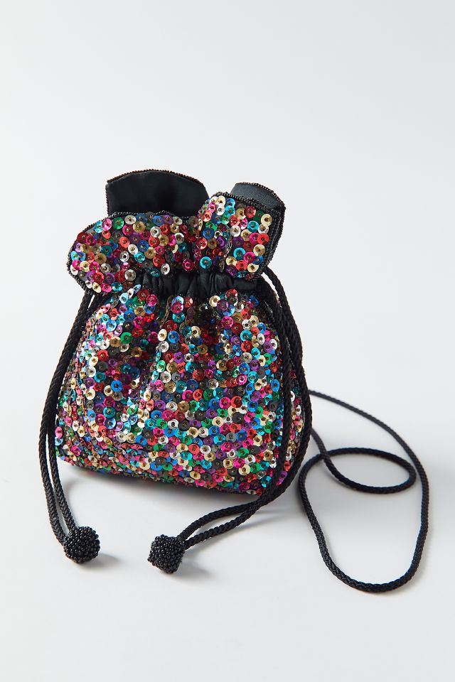 Vintage Rainbow Sequin Bag