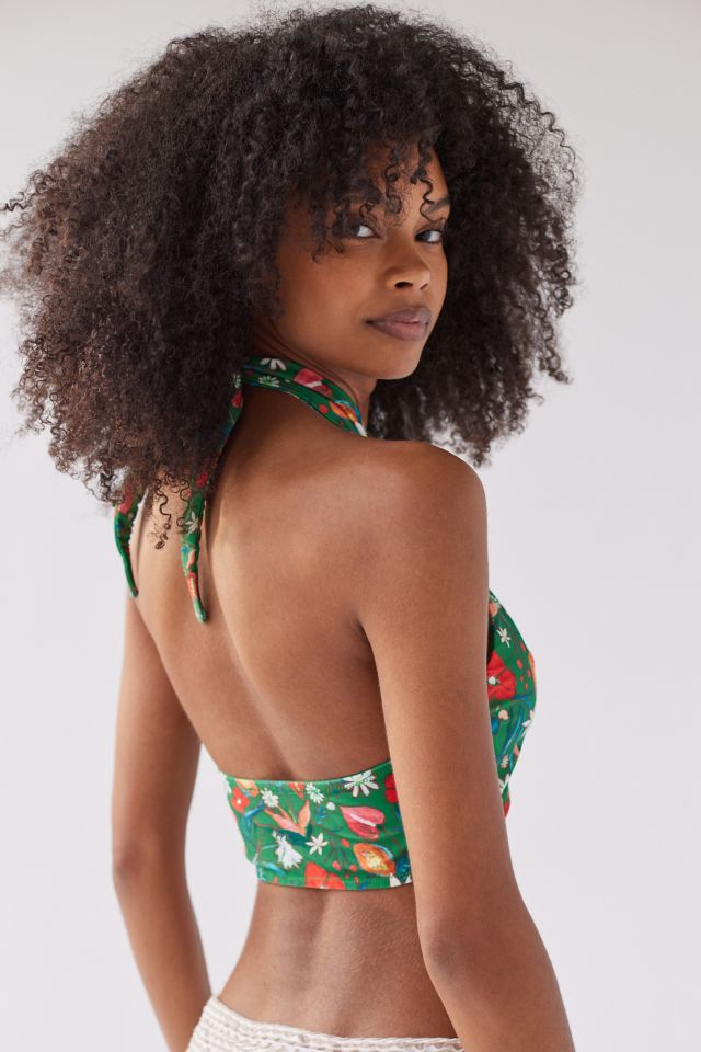 Out From Under Harmony Engineered Rib Halter Bra Top  Urban Outfitters  Japan - Clothing, Music, Home & Accessories