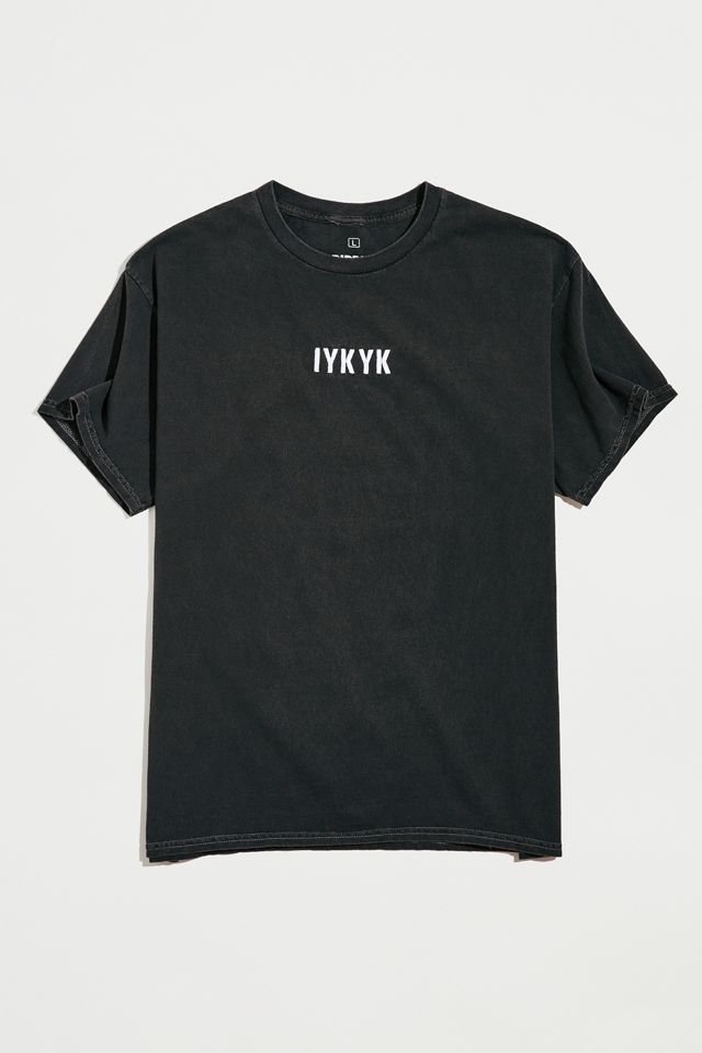 IYKYK Embroidered Tee | Urban Outfitters