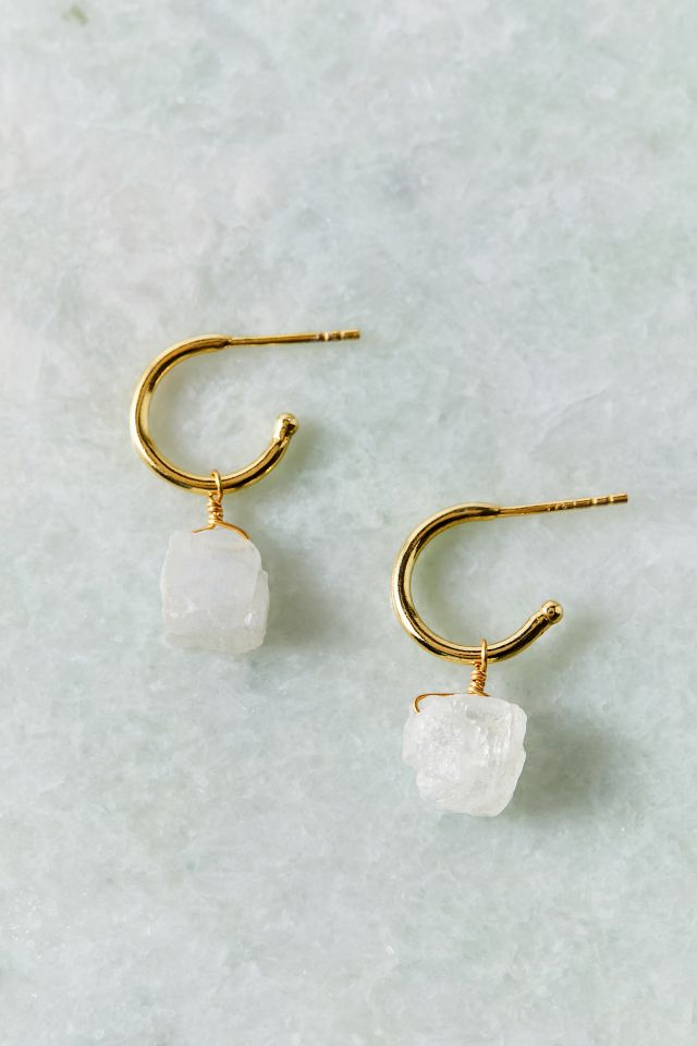 Arms Of Eve Carmen Moonstone Hoop Earring | Urban Outfitters